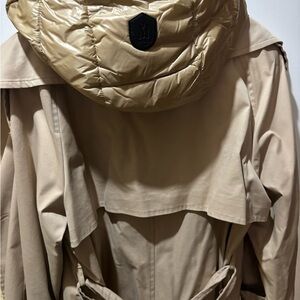 Mackage Women's Tan Puffer Trench Coat